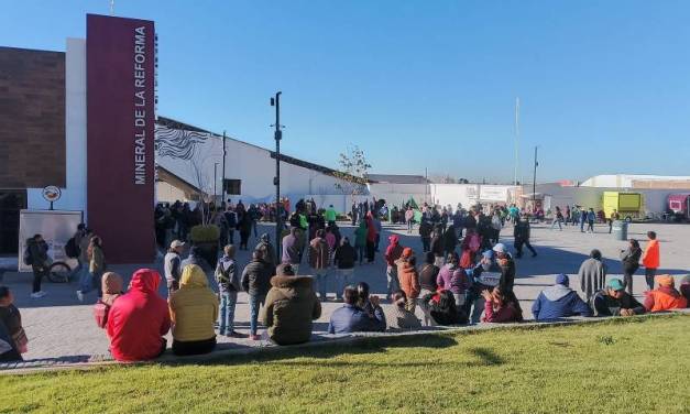 Campesinos de la UNTA se manifestaron en Mineral de la Reforma