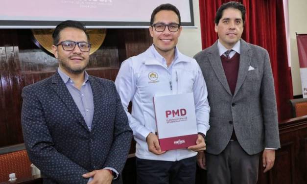 Presenta el Plan Municipal Desarrollo de Pachuca