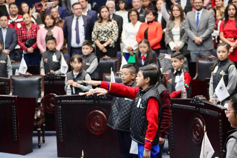 Niñas y niños alzan la voz por un mejor futuro