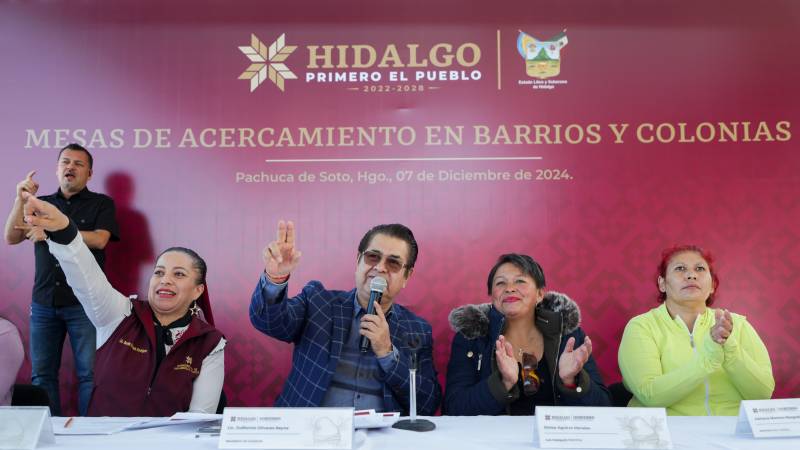 Llegan mesas de acercamiento a la colonia Palmitas de Pachuca