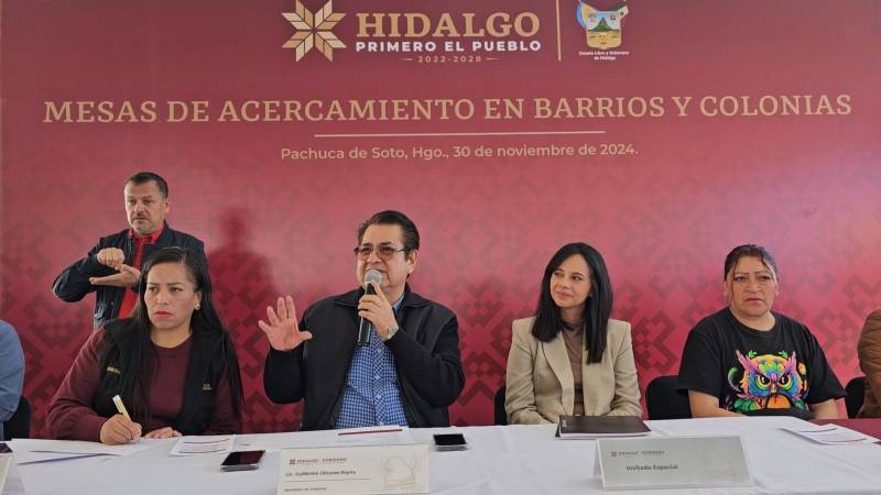 Llega mesa de acercamiento a colonia Nueva Estrella de Pachuca