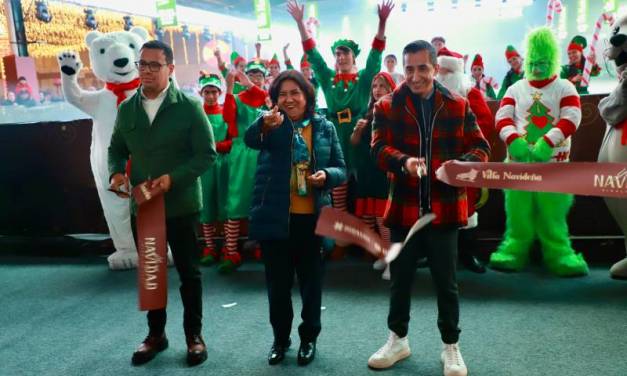 Inauguran la Pista de Hielo gratuita en el recinto ferial de Pachuca