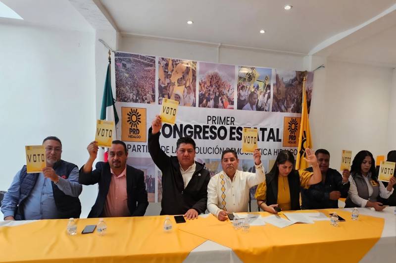 PRD Hidalgo celebra su primer Congreso Estatal