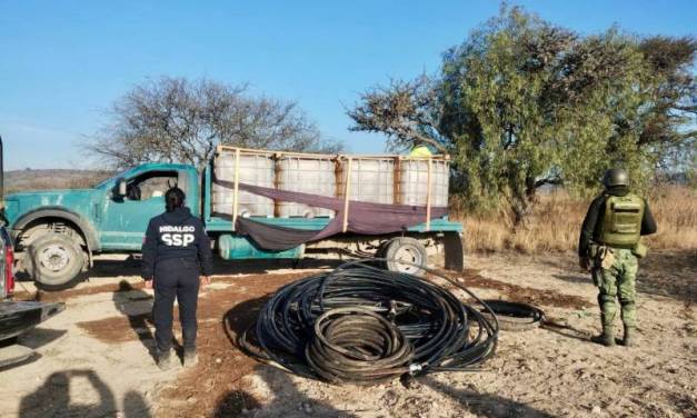 Hidalgo descendió al séptimo lugar nacional en robo de hidrocarburo