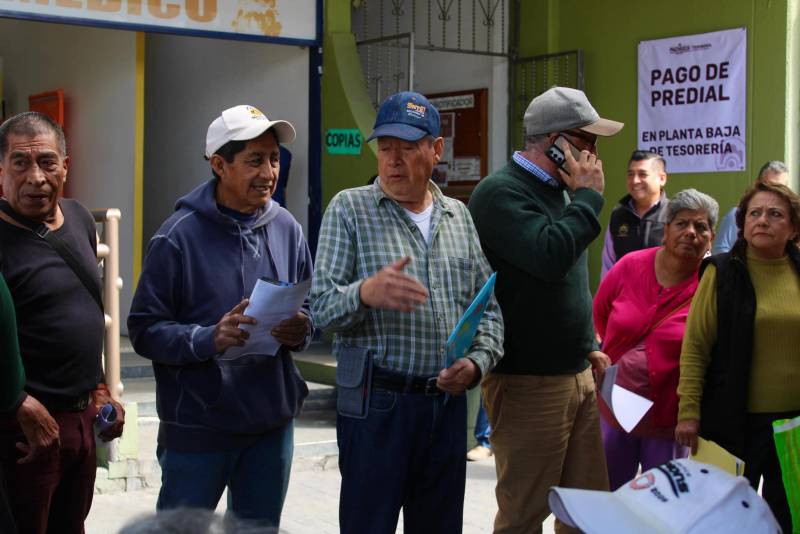 Alta afluencia para pago del predial en Pachuca