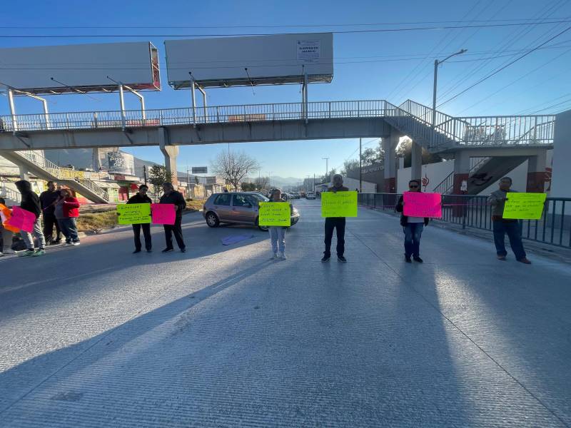 Tras manifestación, atenderán líneas de drenaje en bulevar Minero