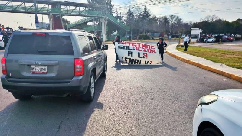 Nueva manifestación de alumnos de El Mexe