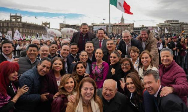 Acude Menchaca al informe de 100 días de Claudia Sheinbaum