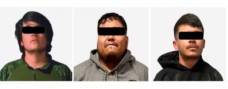 Detienen a tres presuntos extorsionadores en Ixmiquilpan