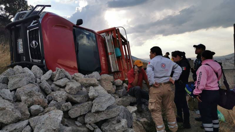 Accidente en Mineral de la Reforma dejó una persona lesionada