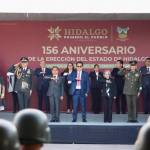Conmemoran 156 aniversario del estado de Hidalgo