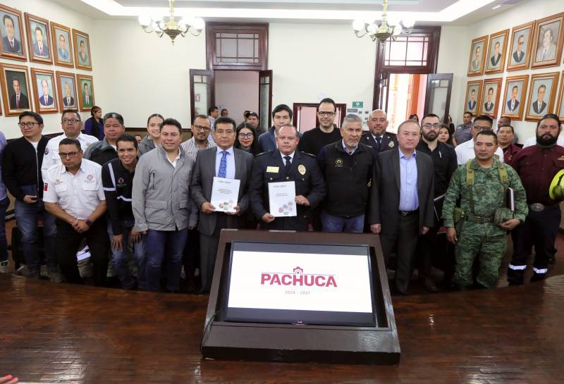 Presentan en Pachuca Plan Municipal de Contingencias