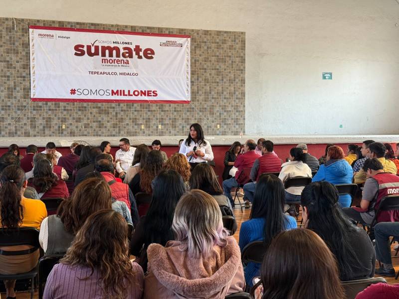 Arrancan asambleas de Morena en territorio hidalguense