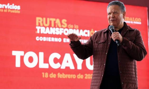 Julio Menchaca retoma en Tolcayuca las Rutas de la Transformación