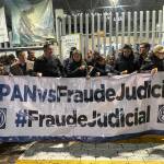 Militantes del PAN se movilizan contra la Reforma Judicial