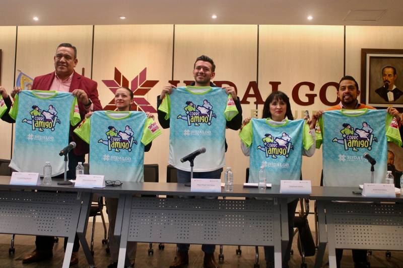 Presentan la carrera “Corre con tu mejor amigo”, en San Agustín Tlaxiaca