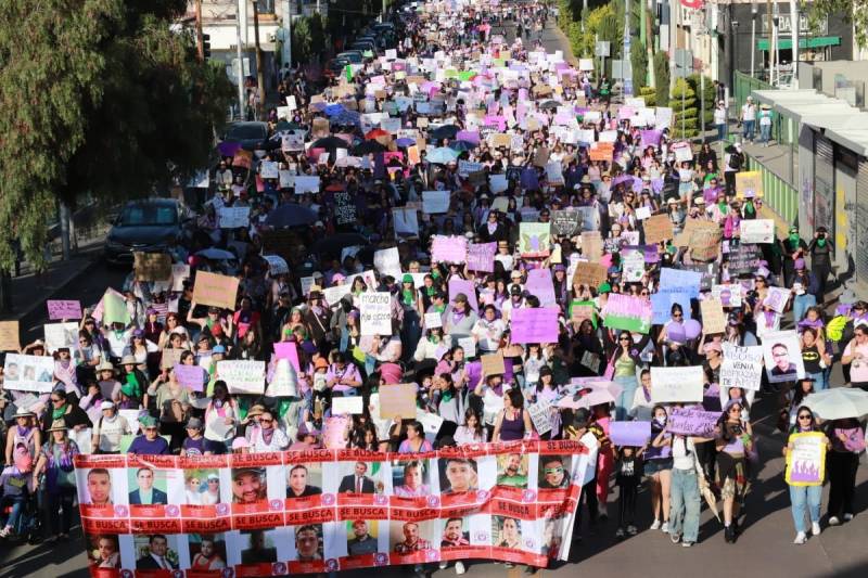 Descartan medidas especiales de seguridad durante marcha del 8M