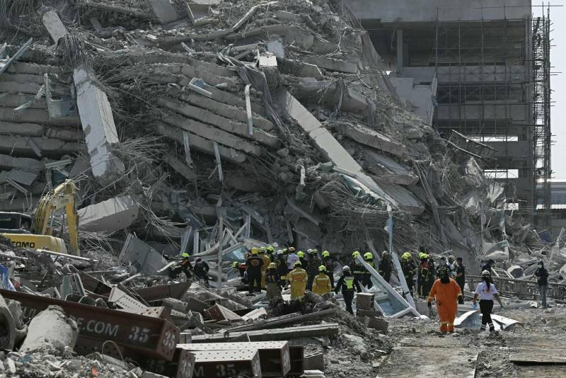 Sube cifra de muertos por sismo en Myanmar a más de mil 600