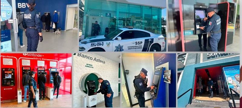 Supervisan 727 cajeros en sucursales bancarias