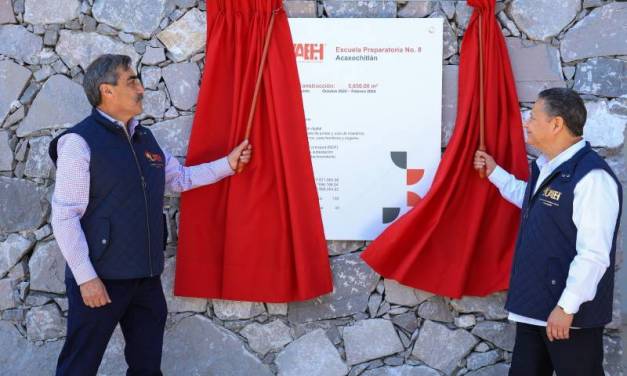 Atestigua JMS inauguración de obras en la UAEH