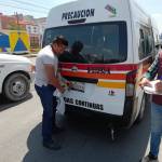Captan en riña a chofer de transporte público; fue infraccionado