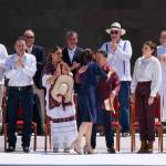 Julio Menchaca acompañó a Claudia Sheinbaum en el Zócalo