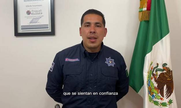 Nombran a nuevo director de la policía municipal en Huasca