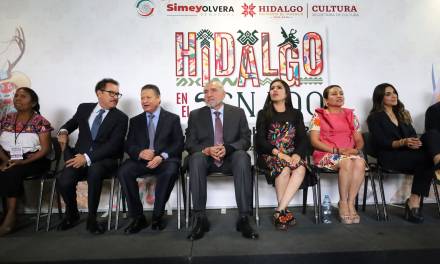 Hidalgo llega al Senado de la República