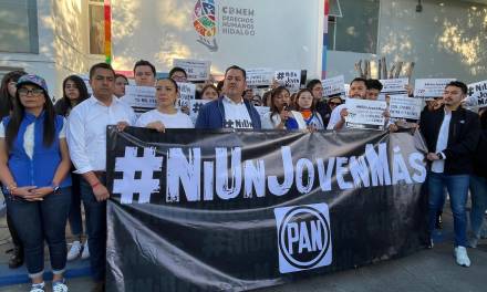 PAN pide #NiUnJovenMás desaparecido