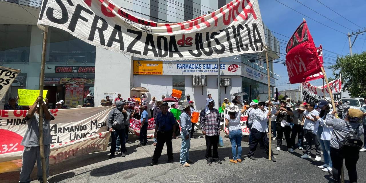 Manifestantes exigen liberación de presuntos presos políticos