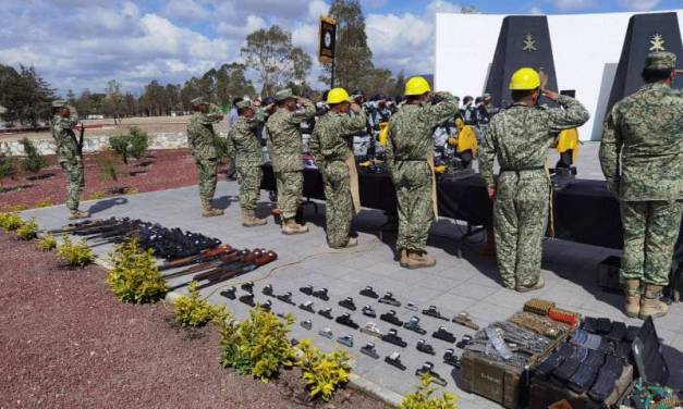 Han sido decomisadas 500 armas en el estado: Neri