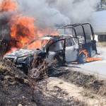 Persecución, enfrentamiento y patrulla quemada en Acaxochitlán