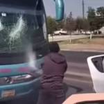 Aseguran a 3 agresores de autobús de pasajeros