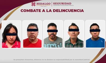 Capturan banda dedicada al robo de vehículos