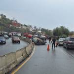 Fuerte accidente en el Corredor de la Montaña