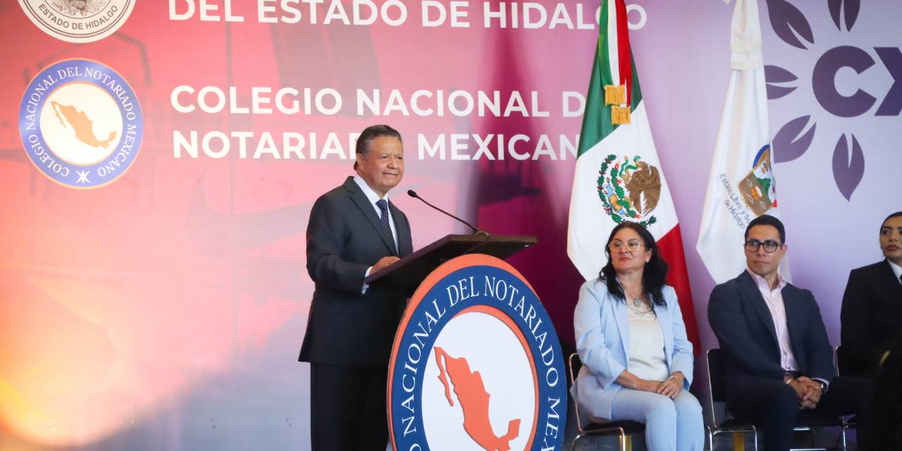 Julio Menchaca inaugura Jornada Nacional del Notariado Mexicano