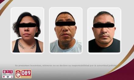 Capturan a 3 presuntos extorsionadores en la Pachuca-Sahagún