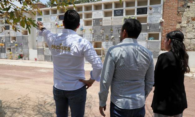 Alistan en Pachuca el panteón municipal previo al 10 de mayo