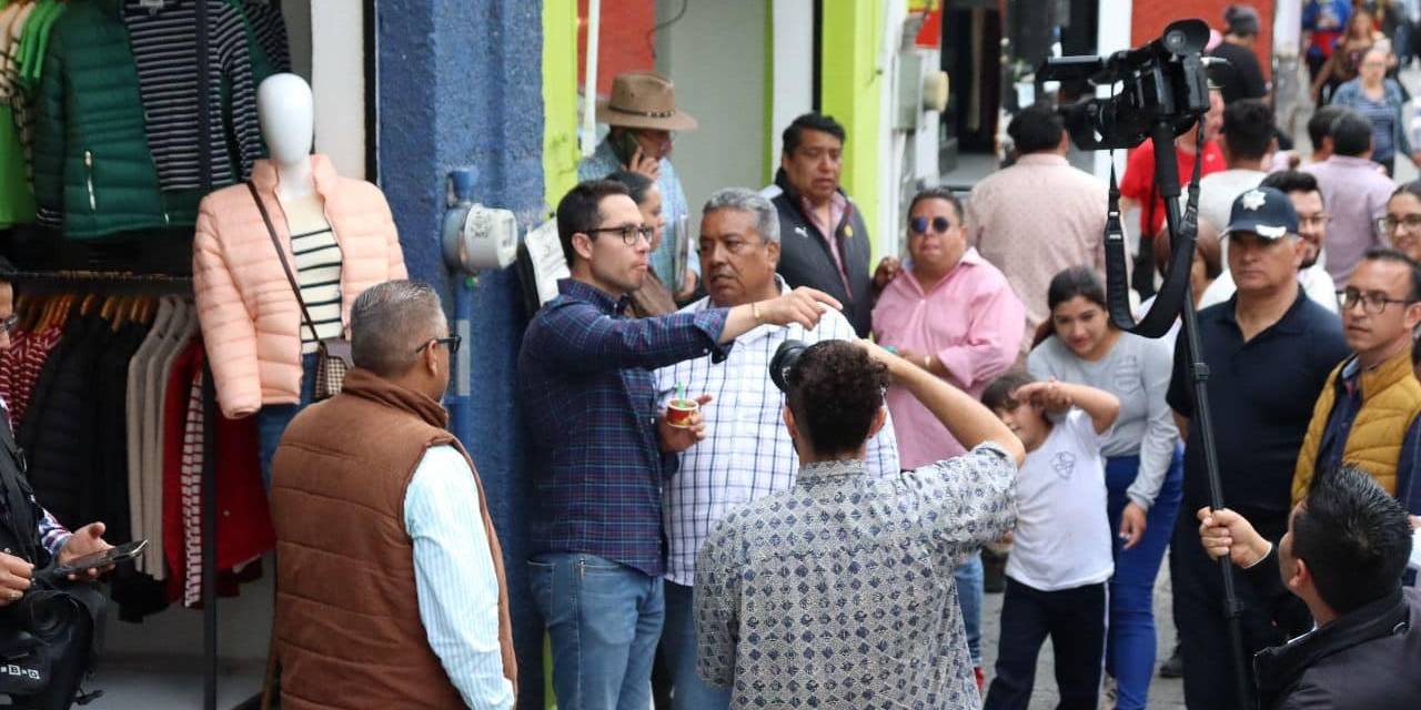 Aún negocian reubicación de comerciantes en Pachuca