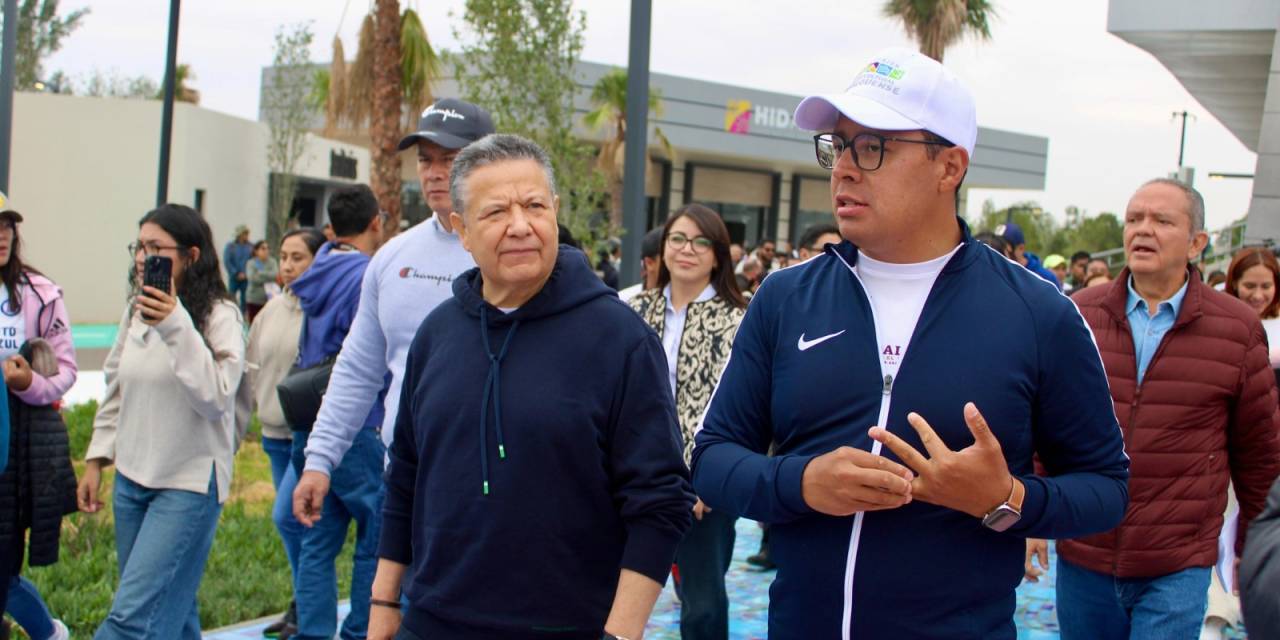 Julio Menchaca inaugura el Parque Cultural Hidalguense en Pachuca