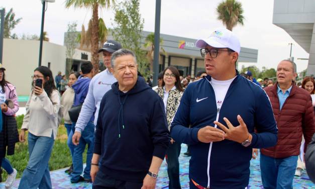 Julio Menchaca inaugura el Parque Cultural Hidalguense en Pachuca