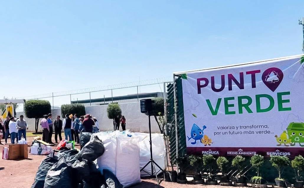 Habilitan instalaciones de Punto Verde en Pachuca