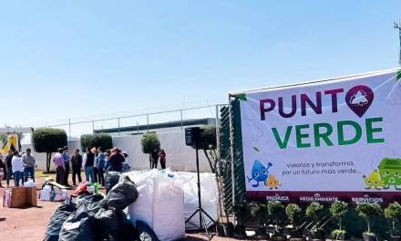 Habilitan instalaciones de Punto Verde en Pachuca