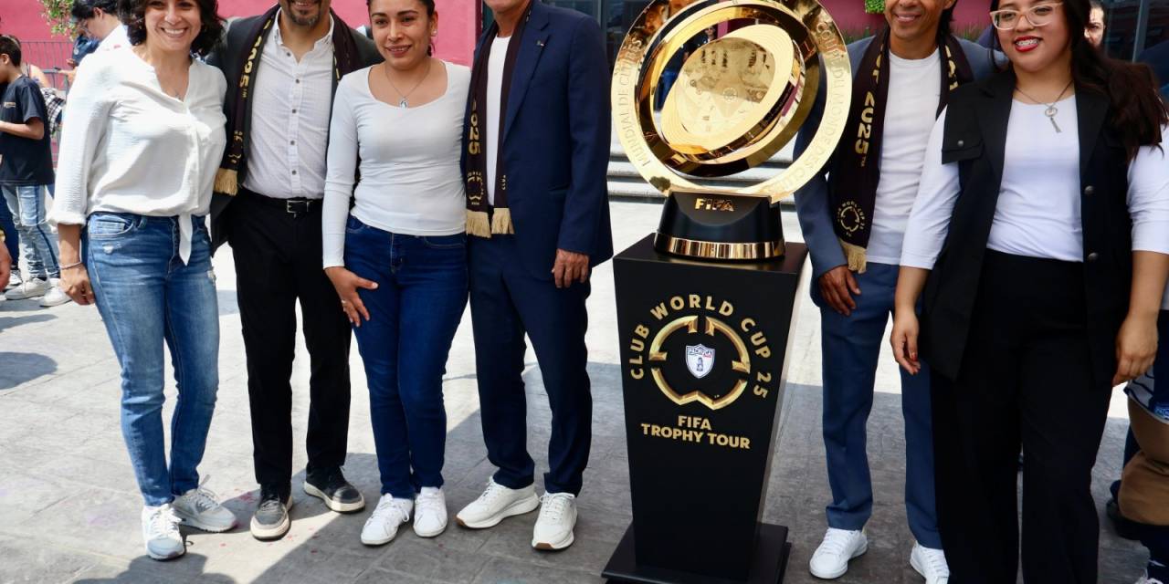 Trophy tour del Mundial de Clubes llega a Pachuca