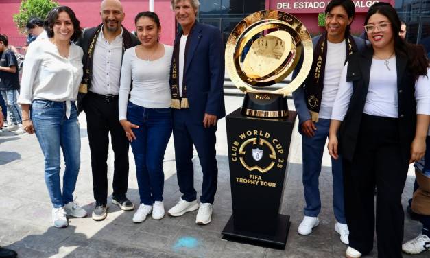 Trophy tour del Mundial de Clubes llega a Pachuca