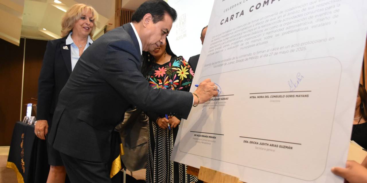 Firman carta compromiso para capacitar a servidores públicos