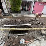 Se abren 2 socavones en calles de Pachuca