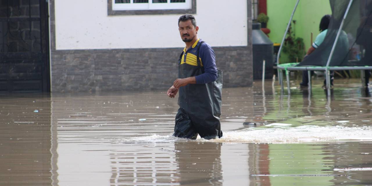 Reportan 307 familias damnificadas tras las lluvias