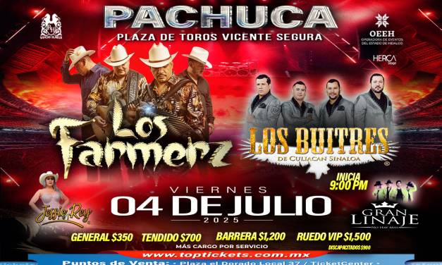 Cancelan presentación de Los Farmerz en Pachuca