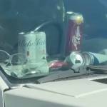 Trabajador del DIFH portaba cervezas en vehículo oficial; fue removido